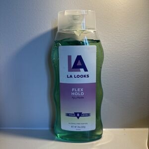 LA Looks Flex Hold Alcohol Free Hair Gel - Hold Level 8 - 20 oz BROKEN CAP
